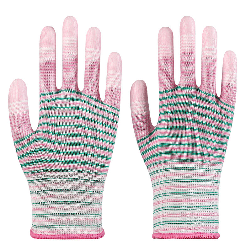 지브라 프린트 핑거 [핑크 그린]