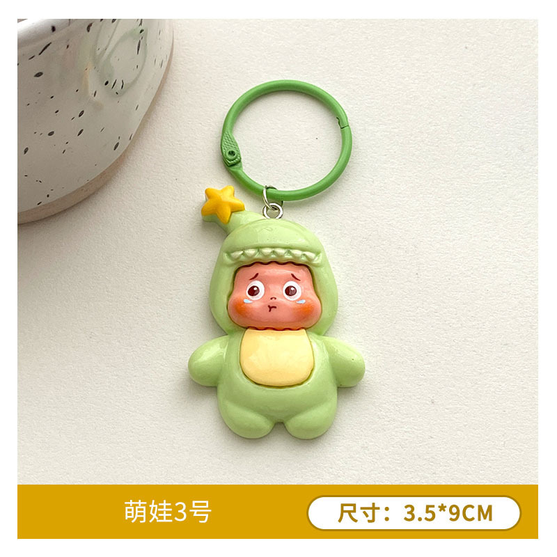 大号卡通星星人钥匙扣挂件 可爱diy树脂配件挂件服饰包包饰品批发|undefined