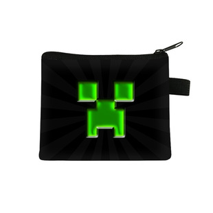 Bag Minecraft Children's Coin Purse Primary School Students Fashion Polyester Storage Bag Mini Bag Manufacturer Wholesale Carry-On
