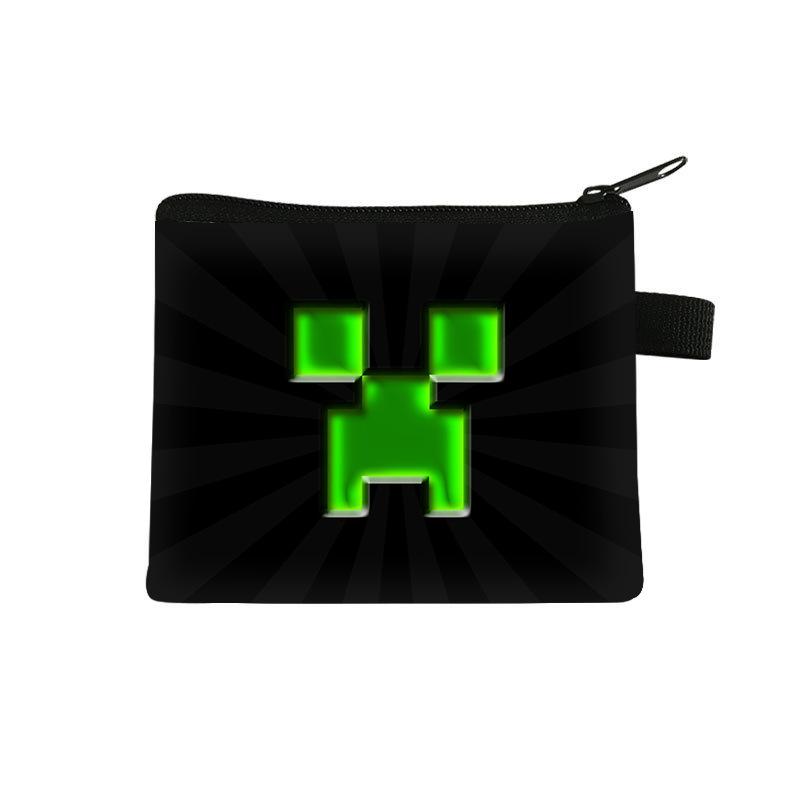 包包我的世界儿童零钱包小学生涤纶收纳包迷你包厂家批发随身拉链