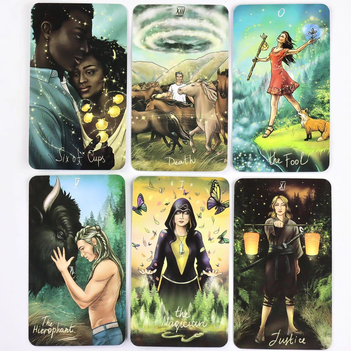 Jeu de cartes wild reflection tarot en anglais pour soirée_voghion.com