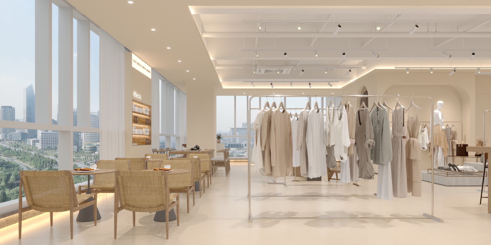 广州源头工厂 - 欧美爆款女装店整店输出 - 货架