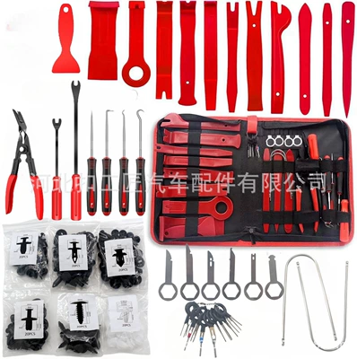 door interior removal pry | Digər kuzov və aksesuarlar - 158-piece-set-red-nylon