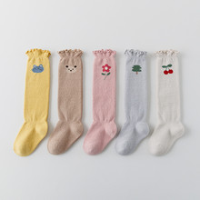 冬季珊瑚绒加厚新生宝宝袜子0-1岁不勒腿婴儿过膝长筒袜儿童袜子