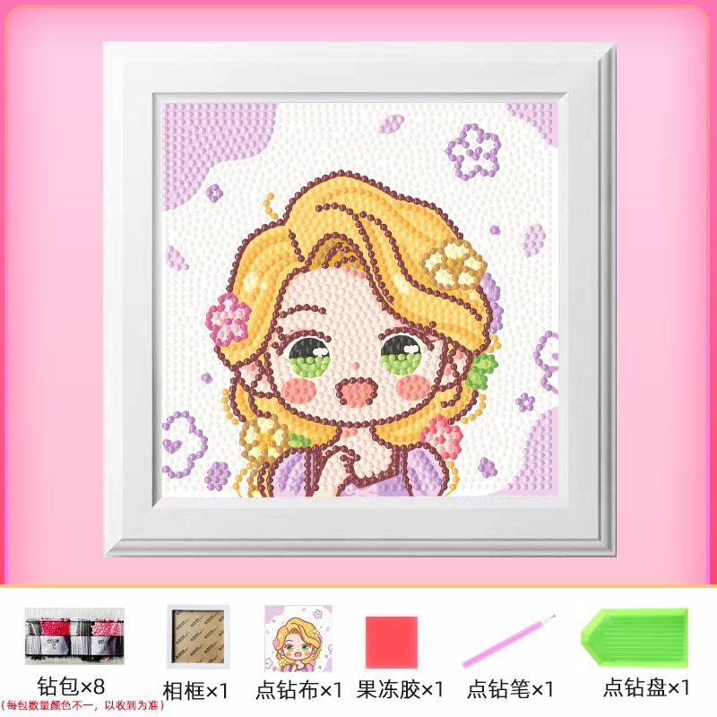 Nuevo dibujo de diamante infantil de labu diy pegatinas de diamante con marcos de fotos hechas a mano diy puzzle pegatinas de mampostería image 140