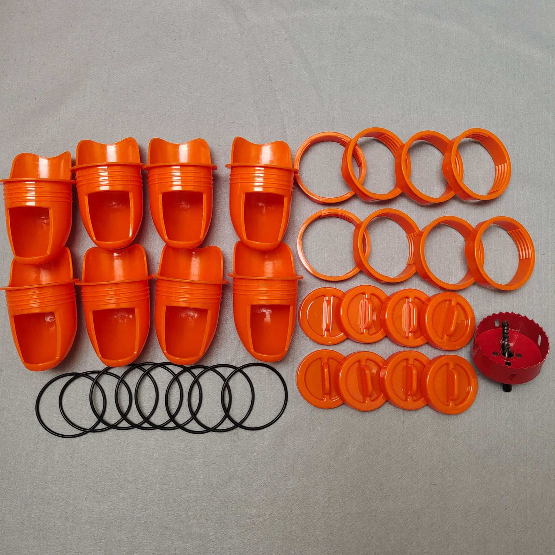 오렌지 8 + 1 (검은 앞치마 + 빨간 구멍따개)