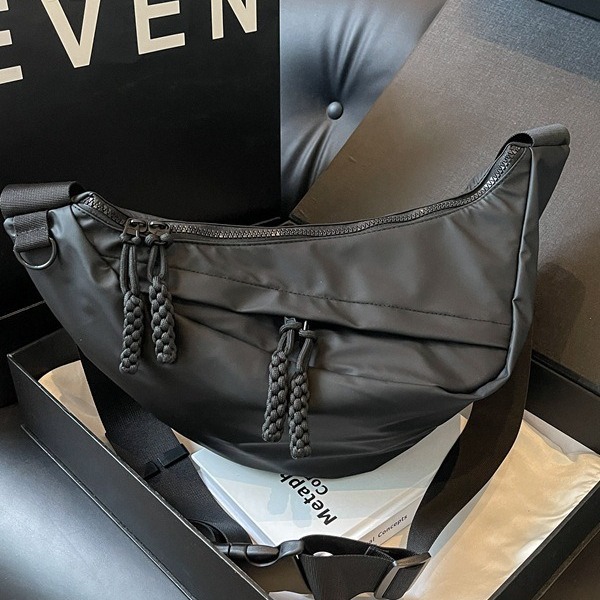 Borsa a tracolla da donna di strada, alla moda, versatile, con membrana, borsa a tracolla, a forma di gnocco_voghion.com