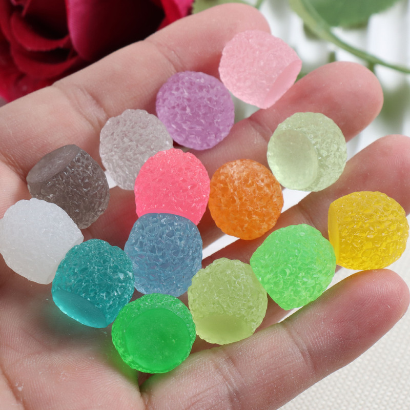 Simulated Candy Food Toy Sugar Ball Noisy Ball Handmade Ball Filling Material DIY Cream Glue Handmade Headband Accessories