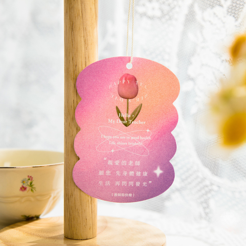 18枚の創意教師の日カードの花の花束に感謝します。|undefined