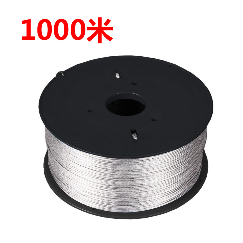 Sistema de valla electrónica de pulso conjunto completo de accesorios antirrobo de alambre de aluminio de alta tensión multifilamento único de alta tensión