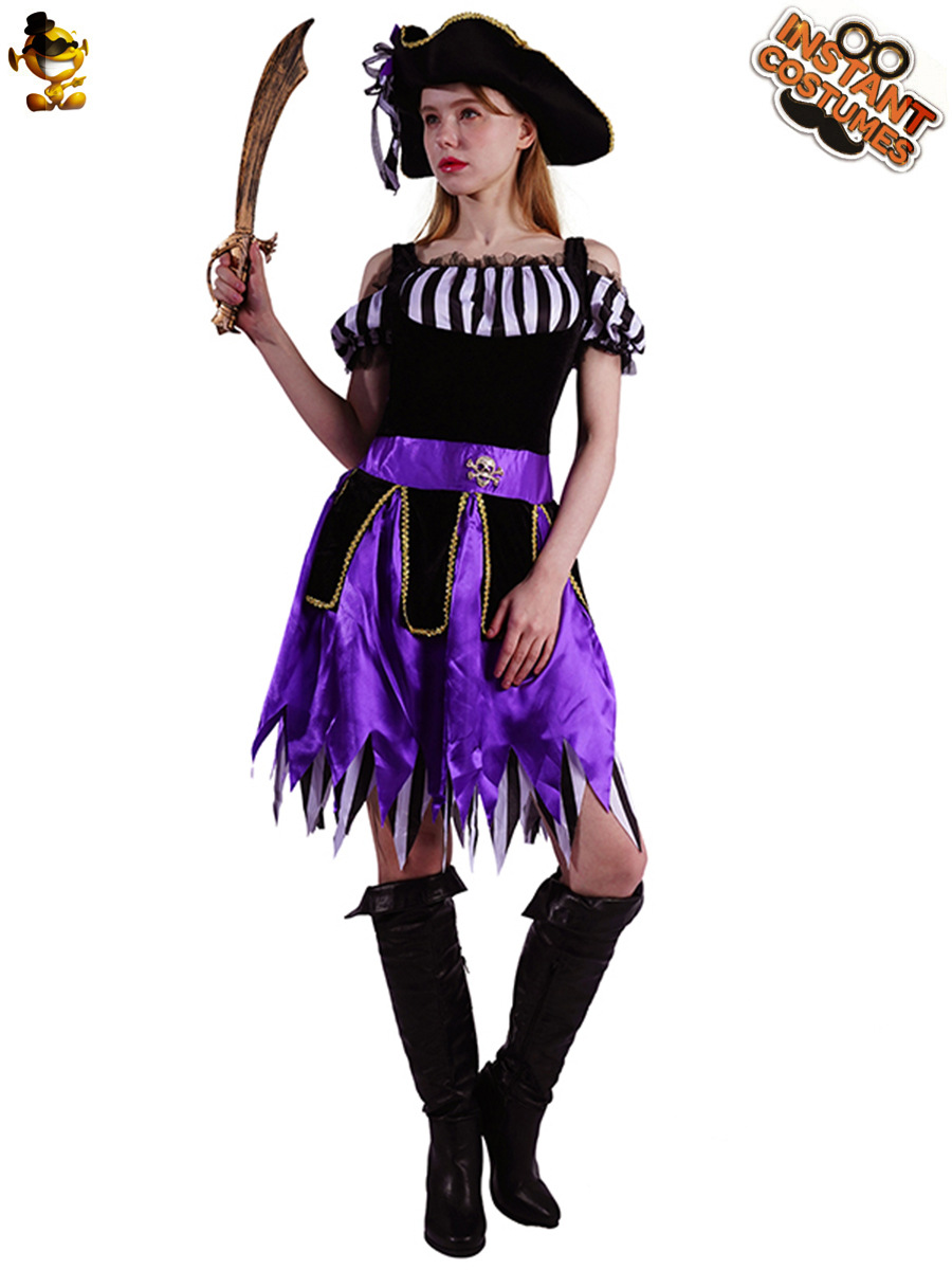 Transfronteriza de Halloween adulto hombres y mujeres pareja película pirata juego de rol etapa traje de rendimiento COSPLAY