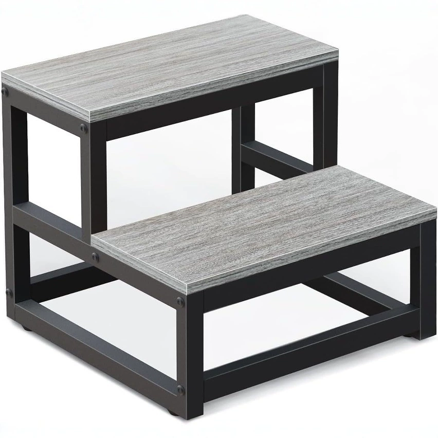 TEMU трансграничный комбинированный табурет из железа и дерева, детский табурет для смены обуви, многоцелевой детский табурет, табурет для восхождения