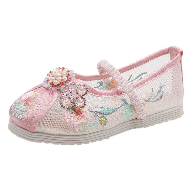 Hanfu вышитая обувь для девочек старая пекинская обувь из ткани