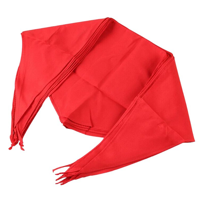 Завод Прямой Красный Шарф Учащиеся начальной школы высокий хлопок красный шарф хлопок Универсальный Новый стиль несколько спецификаций оптом