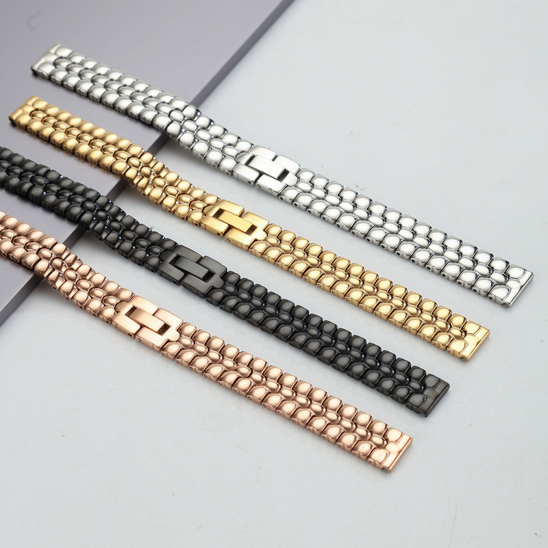 适用苹果Apple Watch玉米粒金属表带 iwach 11小蛮腰不锈钢手表带|undefined