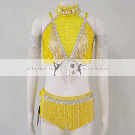 LIUHUO服现代抒情舞钢管舞演出女空中瑜伽比赛服杂技吊环服BD7039