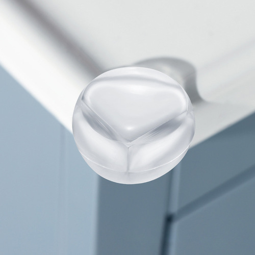 Corner Protection Transparent Soft Silicone Child's Table Glass Coffee Table Corner Guard Scratch Guard 90 Degree Protection Cover