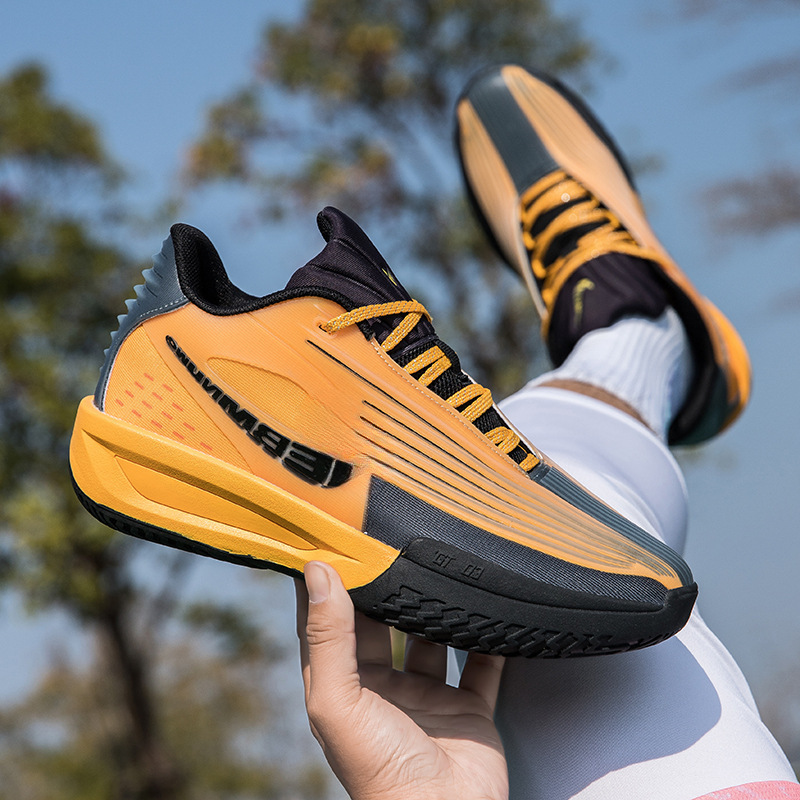 Autumn collection: Kobe basketball shoes, men's blue and orange color-block design, All-Star edition, with cushioning and rebound features, suitable for teenagers and students, unisex athletic shoes