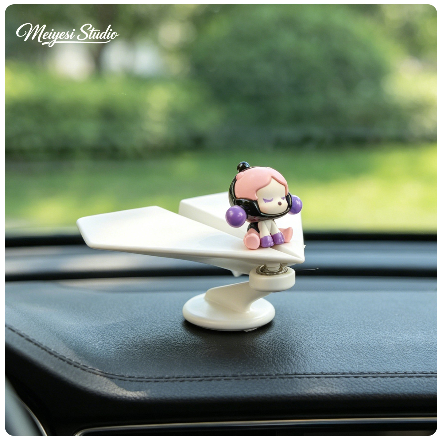 Crayón nuevo avión giratorio 2026 nuevo automóvil adorable joyería de dibujos animados decoración de curación descompresión