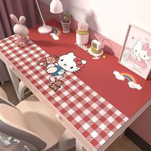 HelloKitty书桌垫学生儿童防水防油垫子学习作业写字台皮革桌布