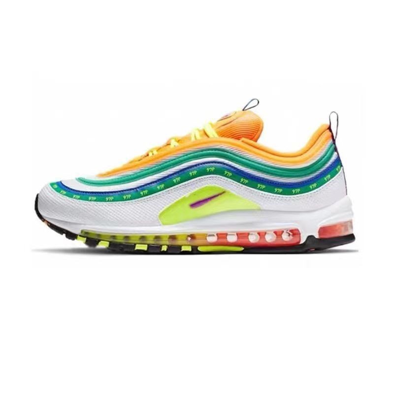 莆田AirMax97子弹头跑鞋气垫男女情侣运动鞋春夏季透气缓震休闲鞋|undefined