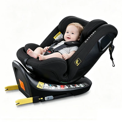 Car child safety seat car seat can sit and - planet-black-isize-pull-up-strap-style