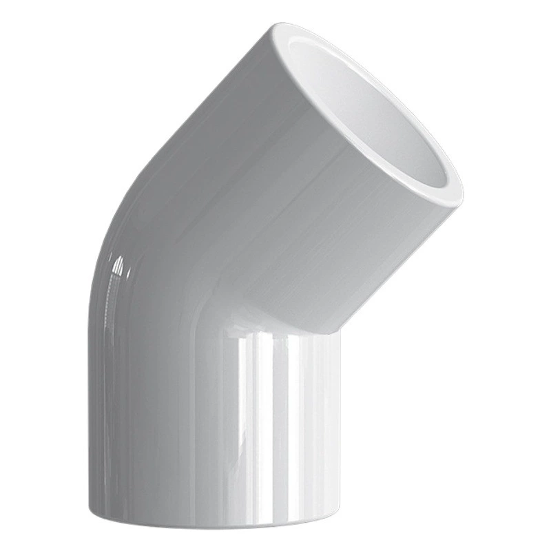 Фитинги для водопроводных труб из ПВХ, угловые соединители 45 градусов, аксессуары для водопроводных труб, 20, 25, 32, 40, 50, 63 мм, угловые соединители 45 градусов