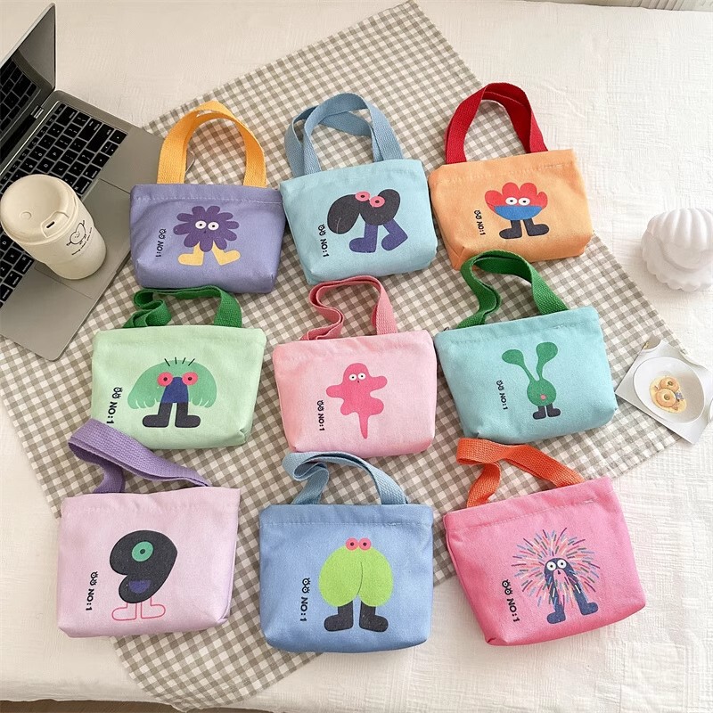 Mini Tote Bag for Walking, Small Canvas Handbag, Women's Small Bag, Mom Bag for Outings with Baby Mini Tote Bag for Walking, Small Canvas Handbag, Women's Small Bag, Mom Bag for Outings with Baby