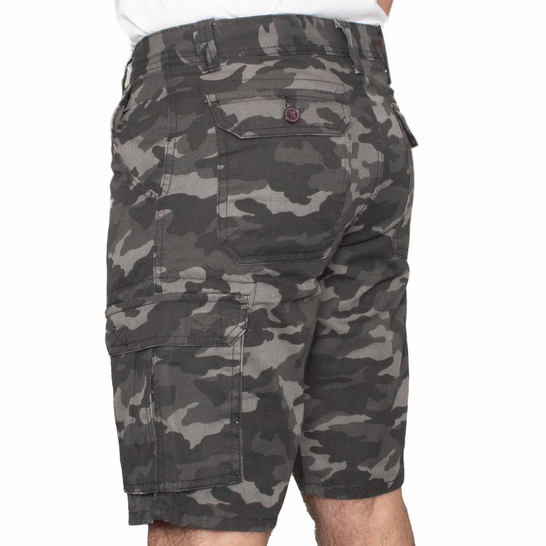 Herren Camouflage Cargoshorts Weit Geschnitten Mit Taschen_voghion.com