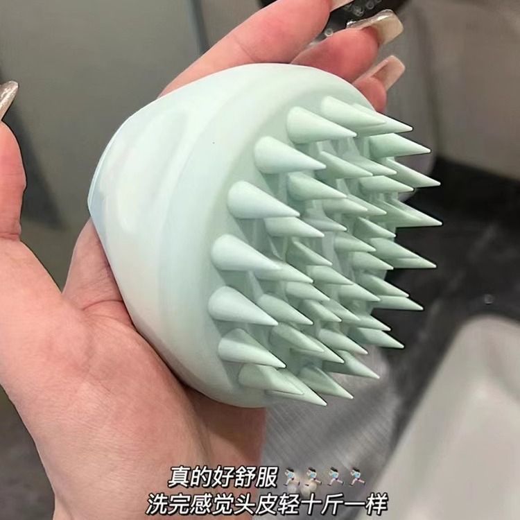 日本MUJシャンプーブラシ、女性用マッサージコーム、洗髪用品、頭皮洗浄、ヘアセラピーショップヘッドスクラッチャー|undefined