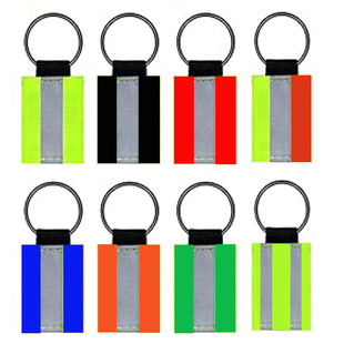 Cross-Border Supply Double-Sided Reflective Backpack for Adults and Kidsren, Reflective Pendant, Zipper Reflective Sign Pendant with Logo Printing