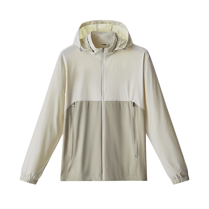 Outdoor Sun Protection Clothing for Men in Summer, Thin, Anti-Uv, Breathable, Lightweight Fishing Sun Protection Clothing, Color Matching Skin Clothing