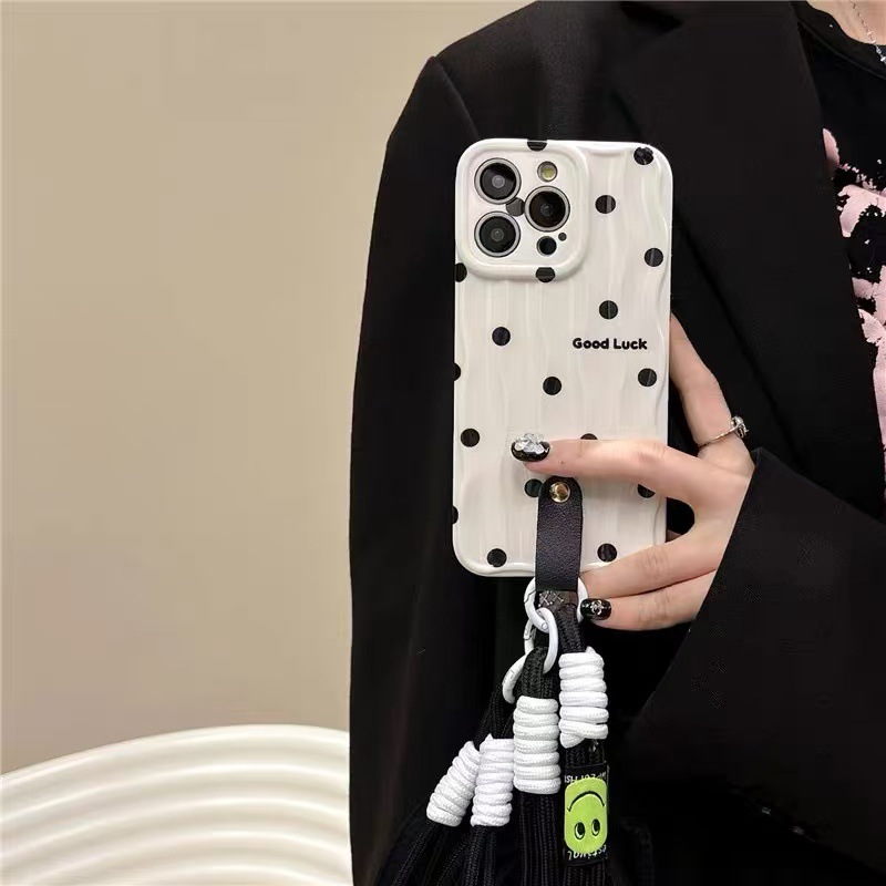 Punto de onda de nicho para iphone15 bolso diagonal 16ProMax funda para teléfono móvil 13 Apple 14P hombres y mujeres 16