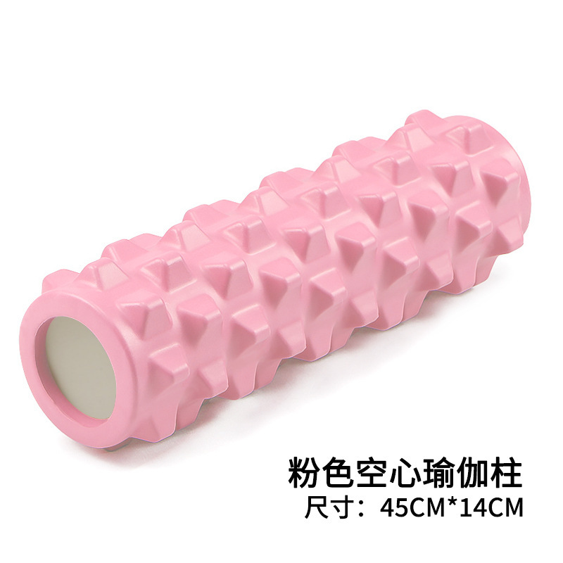 メーカー45cmフィットネスフォームシャフト筋肉リラックスローリングヨガコラム狼牙棒ローラー初心者マッサージ脚|undefined
