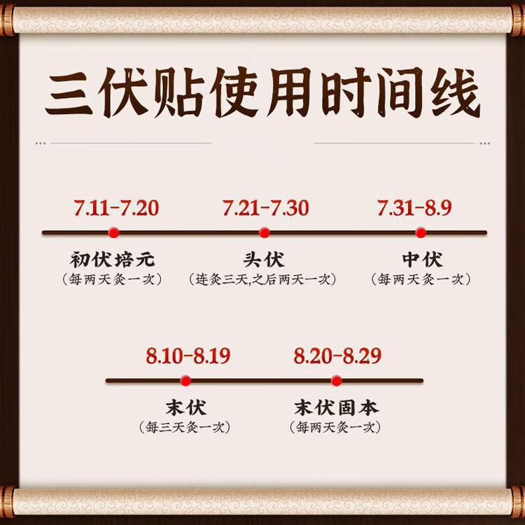 北京銅仁堂内廷ハーブ三伏パッチ 6 パッチ/バッグ x 5 バッグ/箱ツボパッチドロップシッピング|undefined