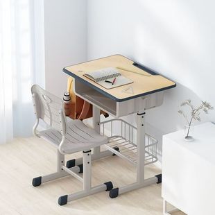 Yucai Children's Table and Chair Set Primary School Students' Desks and Chairs Home Study Table School Desk Training Class Writing Table
