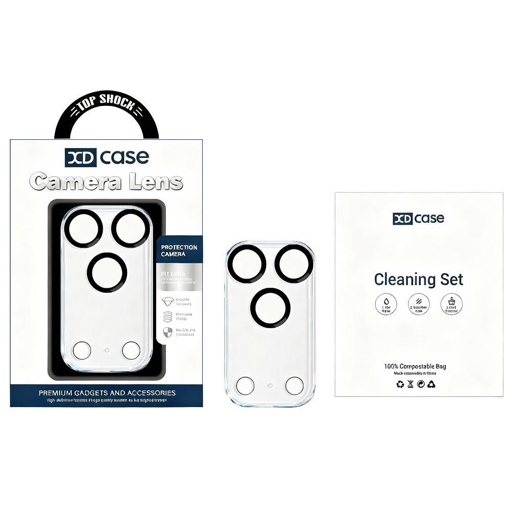 Aplicable a iPhone Aircase XD serigrafía círculo de ojos negros en una película de lente endurecida