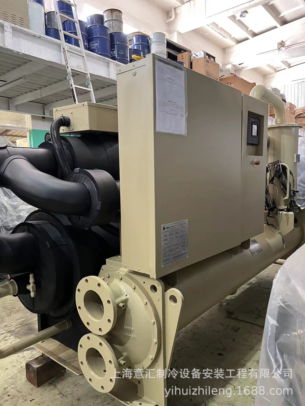 二手制冷设备特灵螺杆冷水机组100万大卡出售与回