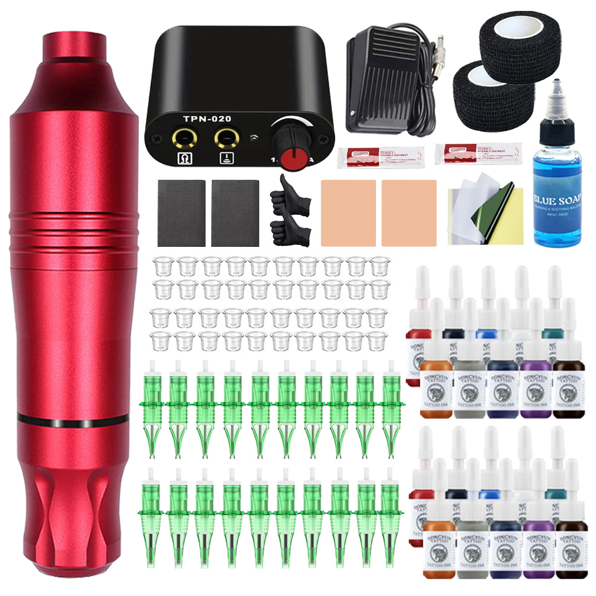 빨간 문신 기계