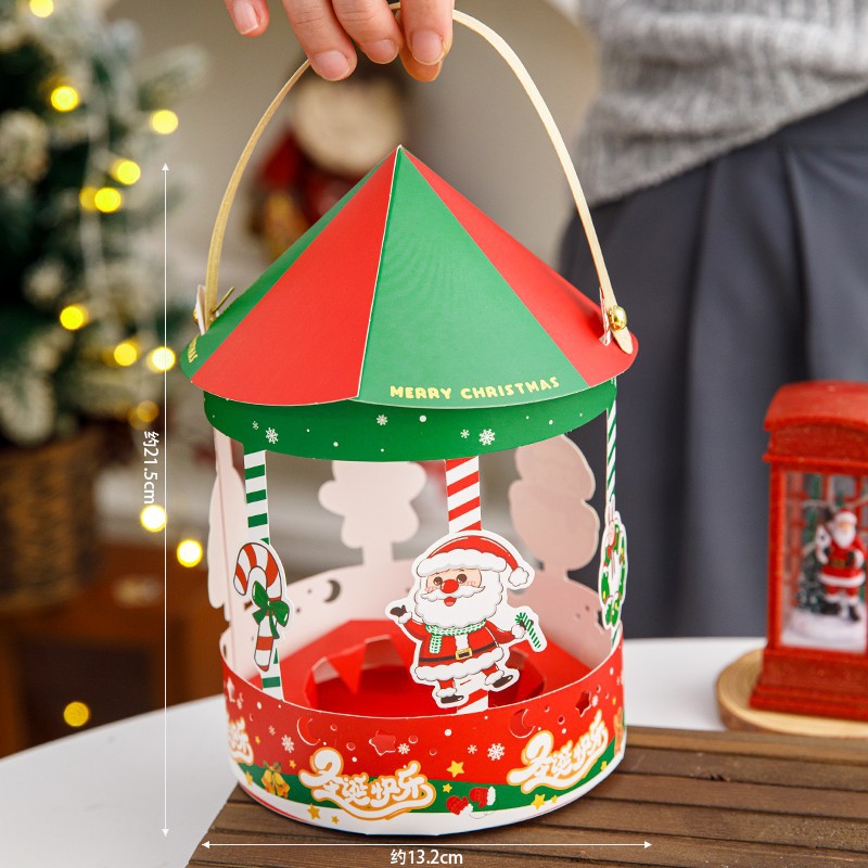 Christmas carousel suitcase set of 5