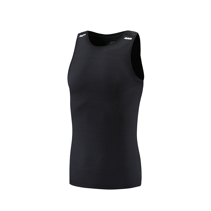 Verano de los hombres de deportes casual entrenamiento chaleco sin mangas de color sólido de secado rápido transpirable fitness top en stock impreso UA