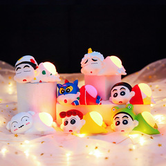 Cartoon Creative Office Trendy Toys Anime Cute Little Heart Soft Bouncy Stress-Relief Asshole Lamp Blind Box Bedside Table Decor