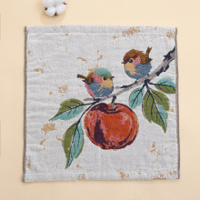 ✅提花棉大方巾  ，卡通图案，多层纱布毛巾，