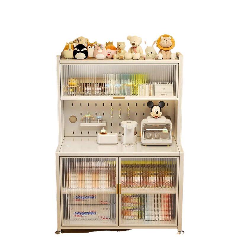 ベビー授乳テーブル、新型キッチン収納キャビネット、大容量ベビー用品テーブル、ベッドサイド収納、移動式フロアスタンド|undefined