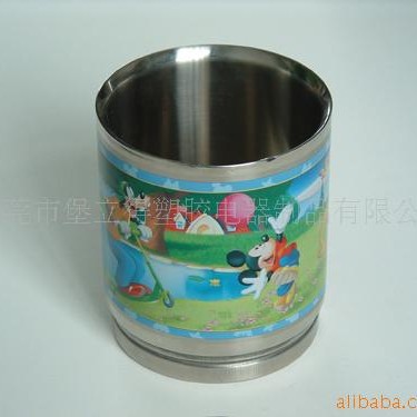 15年专业技术提供金属不锈钢水杯无卤素热转印加工烫金烫银水转印