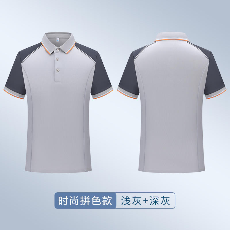 140 gramos ligero color cuello inserción manguito polo personalizado LOGO fábrica de reparación expreso ropa de trabajo impresión bordada