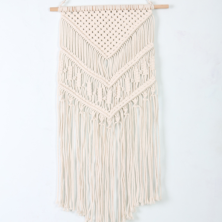 供应现代简约家居装饰挂毯 北欧编织布艺装饰壁毯背景墙装饰壁毯