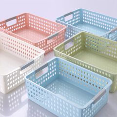 プラスチックpp収納かご収納バスケットデスクトップ収納枠幼稚園玩具雑物バスケットメーカー直販卸売り