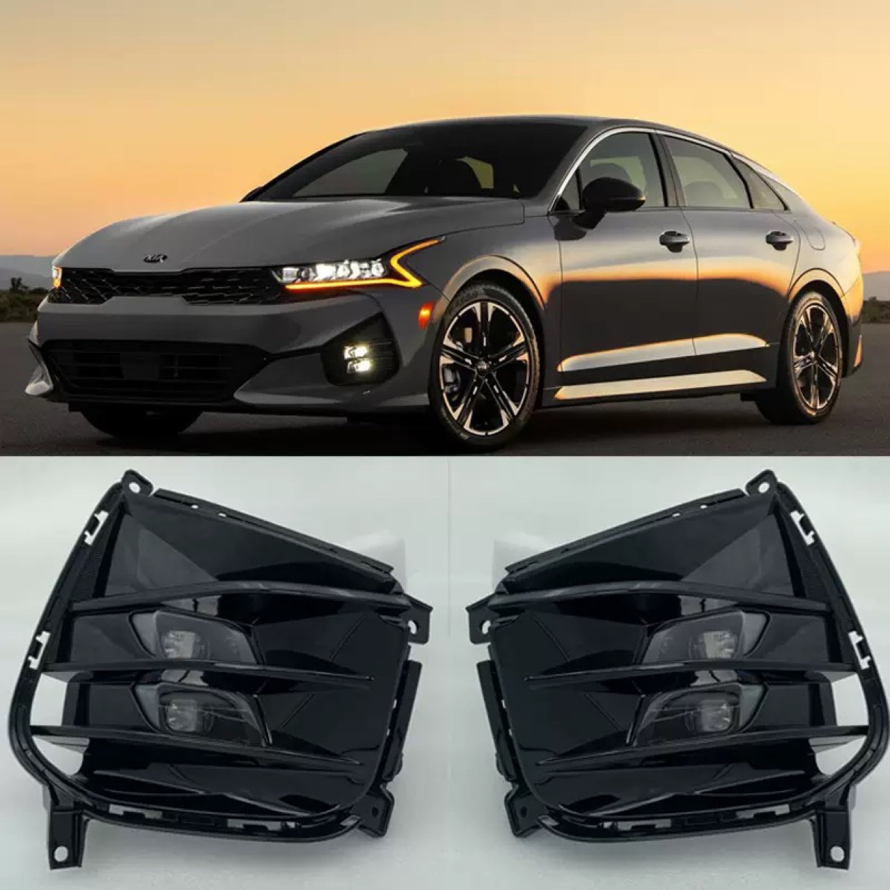 Suitable for 2020-2021 Kia K5 (Optima) Fog Lights and Daytime Running Lights Modification for Korean Version Kia K5