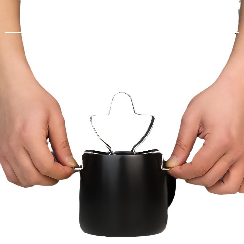 Ingot de estilo japonés oreja colgando soporte de café filtro bolsa de papel rack Acero inoxidable oreja colgando bolsa soporte de mano filtro de café estante de papel